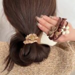 Pack-Of-7-Cute-Brown-Hairties