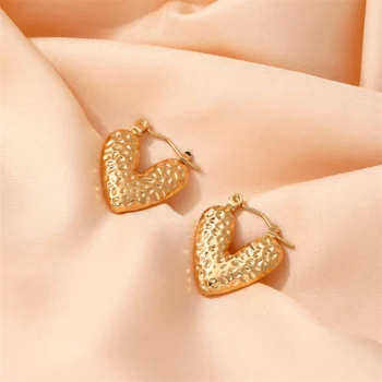 Heart-throb Textured Earrings