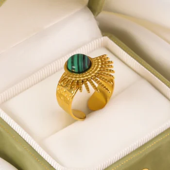 Emerald Blaze Luxe Ring
